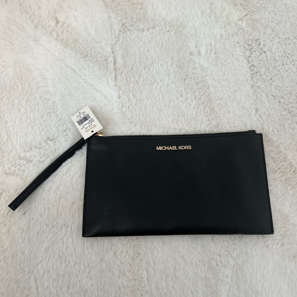 Michael Kors black clutch